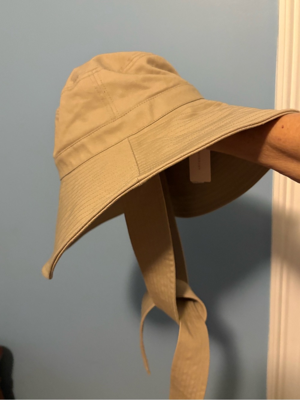 San Diego Hat Company Tan Cotton Garden Bucket Hat OS. New With Tags